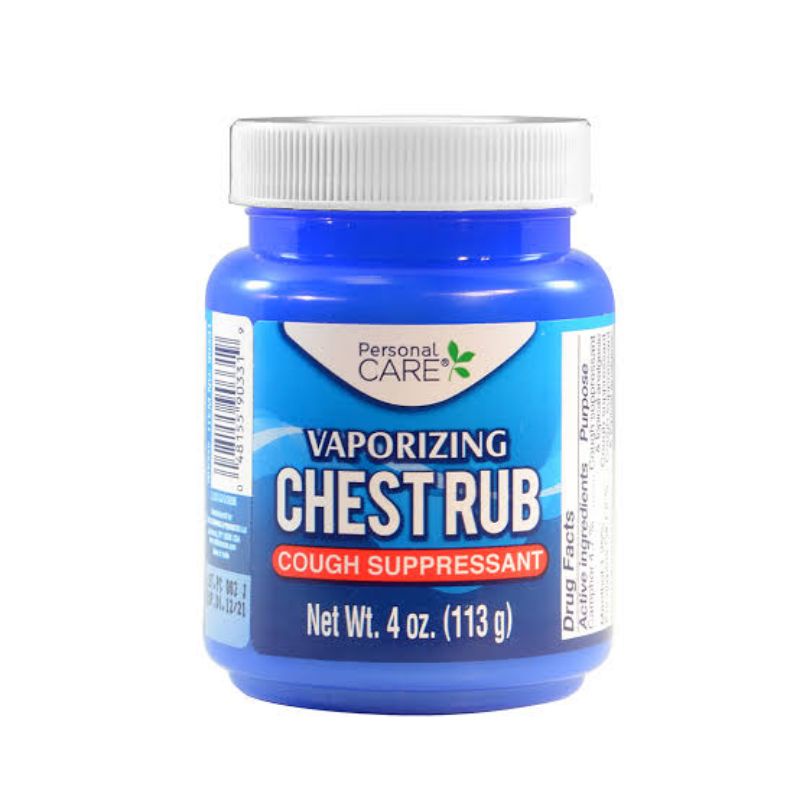 Chest Rub Vapour Rub Congestion Relief Chest Rub Menthol Eucalyptus