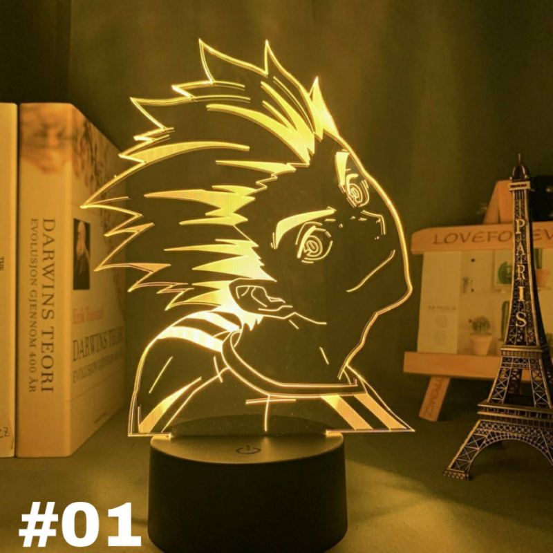 Anime Haikyuu Bokuto Kotaro of Fukurodani Night Light LED with