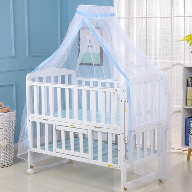 Baby Bed Mosquito Net Mesh Dome Curtain Net For Toddler Cot 