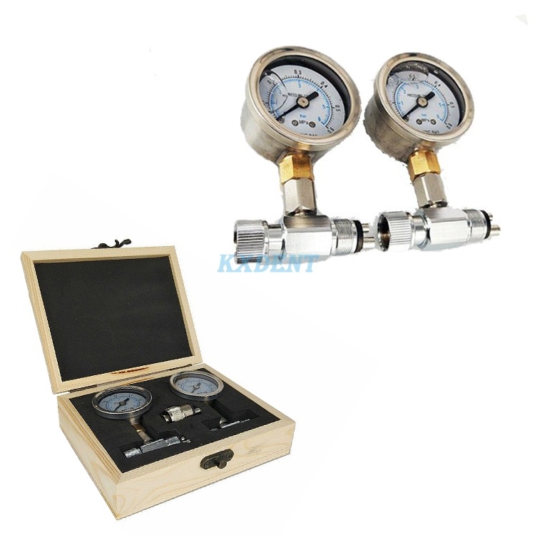 1pcs Dental Turbine Manometer For Handpiece Pressure Gauge Test Air