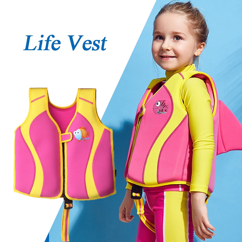 Wave Life Vest Buoyancy Suit Flotation Swimming Suit Children Swimming ...