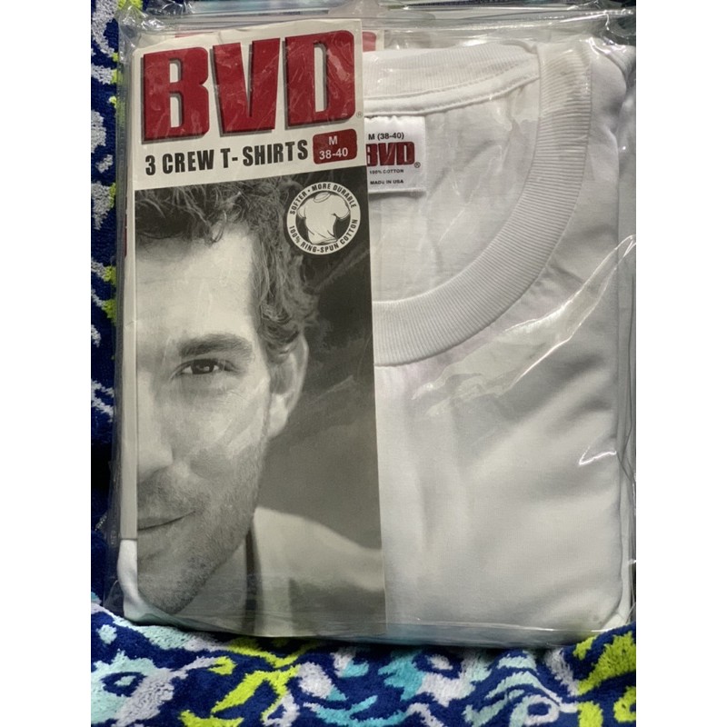 BVD CREW NECK WHITE T-SHIRT 3Pcs. 1 Pack available in sm,med,large &xl ...