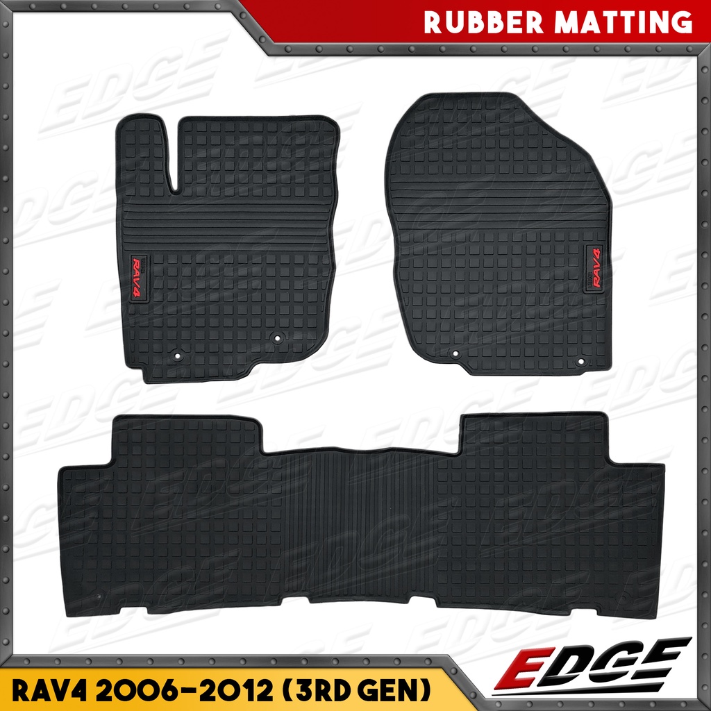 Toyota RAV4 20062012 (3rd Gen) Premium Rubber Matting // car mat 2007