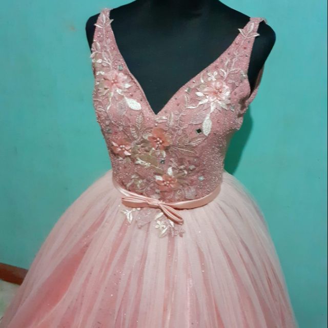 Pink gown clearance for js prom