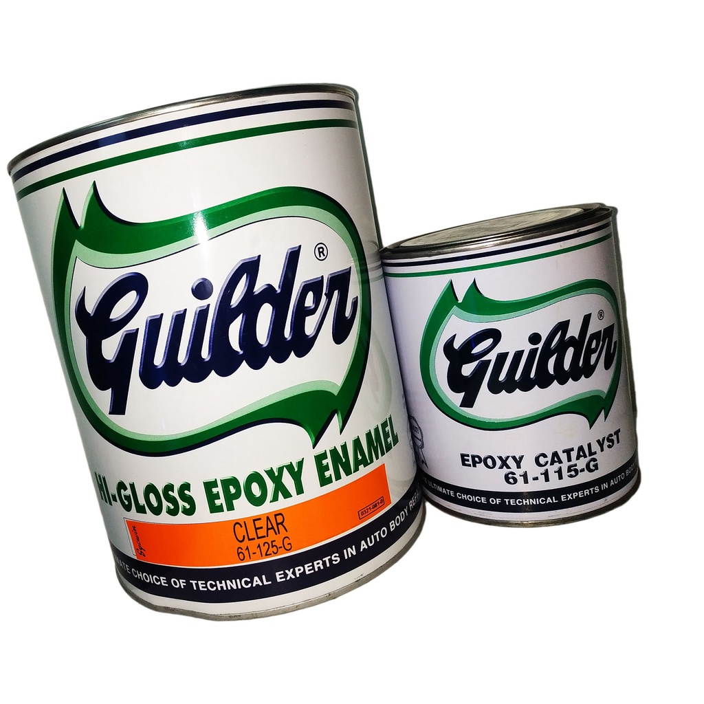 GUILDER HI GLOSS EPOXY ENAMEL CLEAR 61125G WITH EPOXY CATALYST 61115