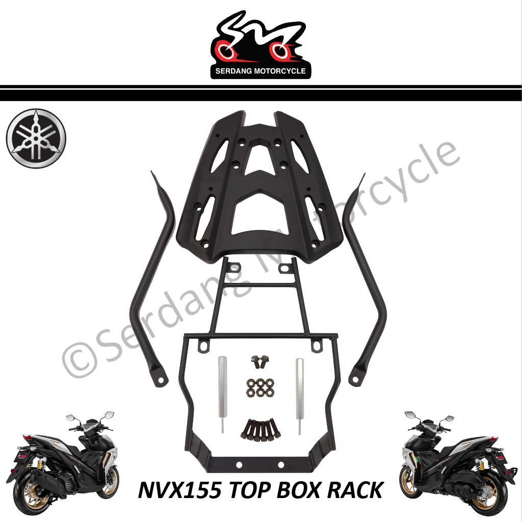 Top Rack Yamaha NVX 155 V1 Rear Luggage Bracket Luggage Rack Cargo ...
