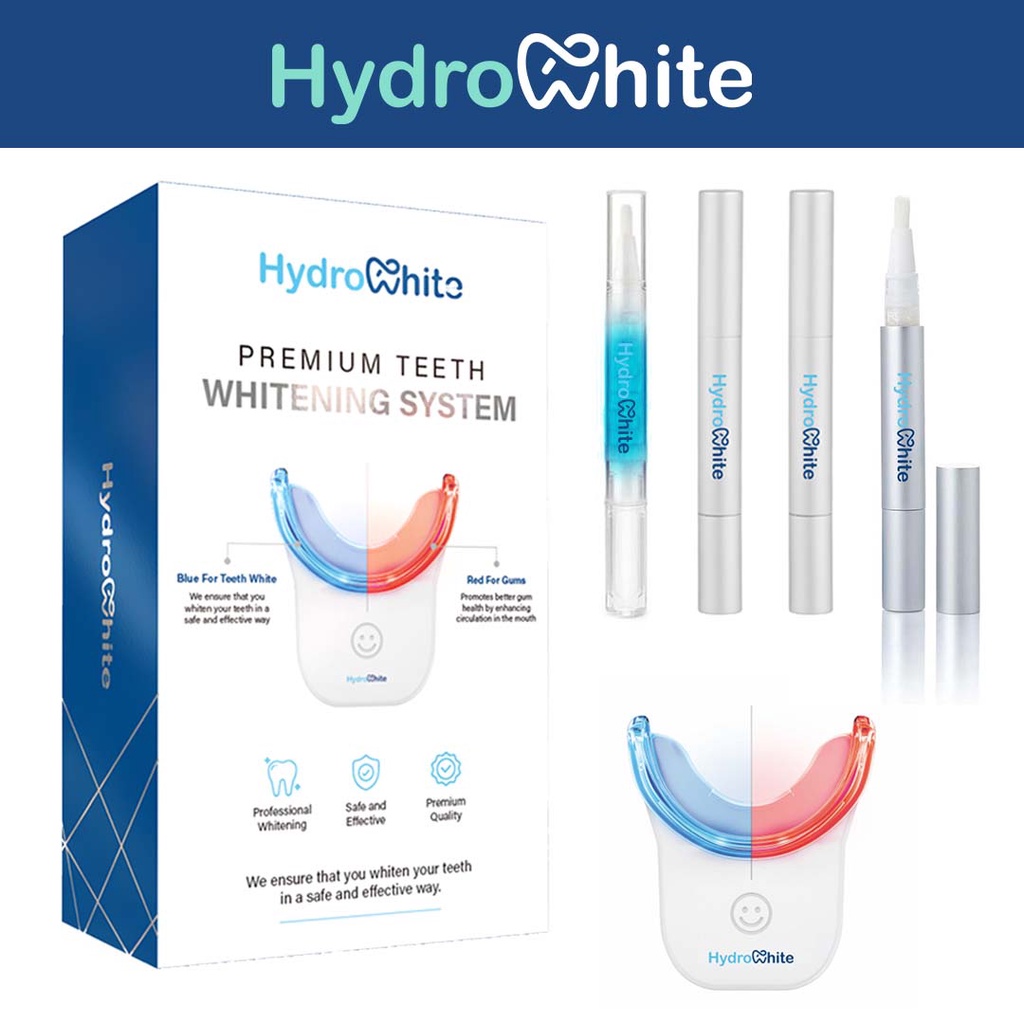 HydroWhite Professional LED Wireless Home Teeth Whitening Gum Protect