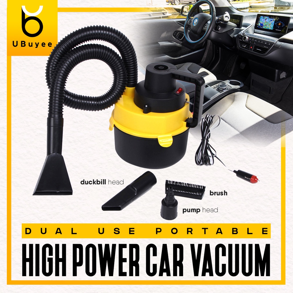 12V NEW HighPower Car Vacuum Cleaner Portable Wet /Dry DualUse Super