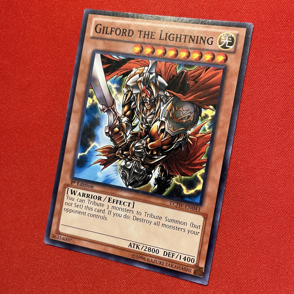 Original Yugioh Card] Gilford The Lightning | Shopee Philippines