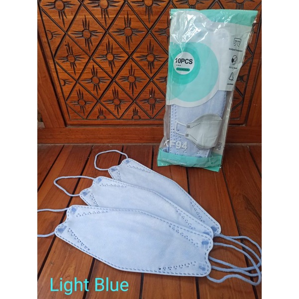 Light Blue kf94 Mask / kf94 baby pink / kf94 Green / kf94 Mask Contents