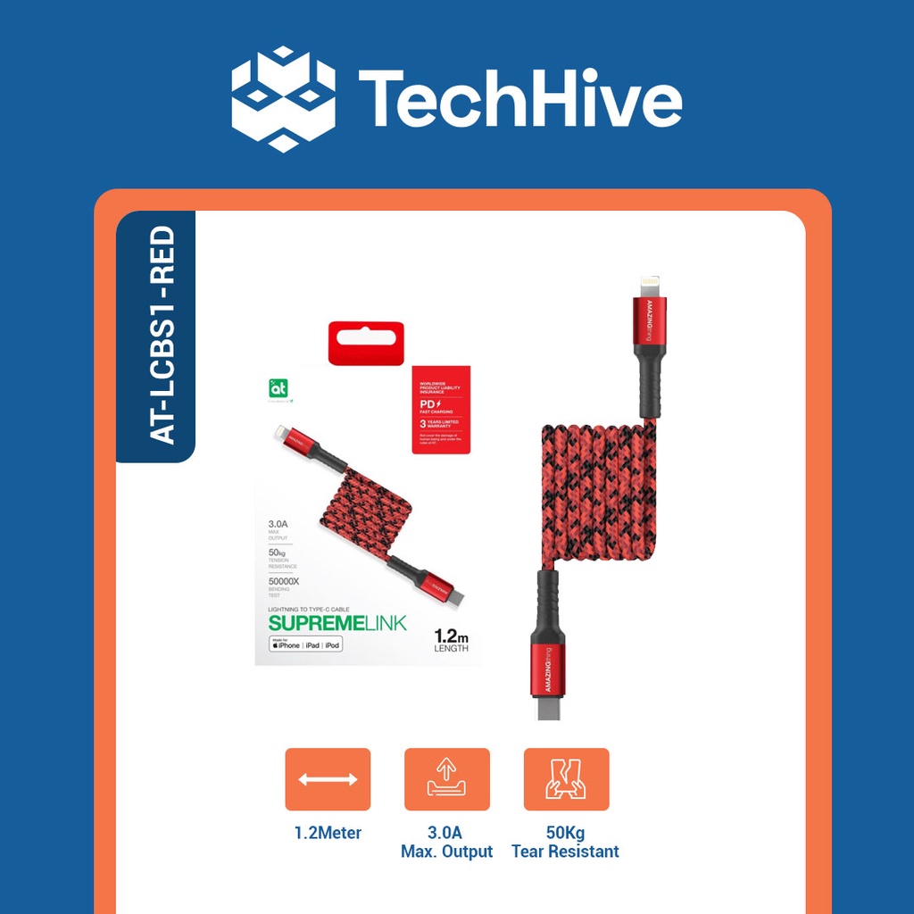 AMAZINGTHING ATLCBS1 Supremelink Lightning to TypeC Cable (Bullet