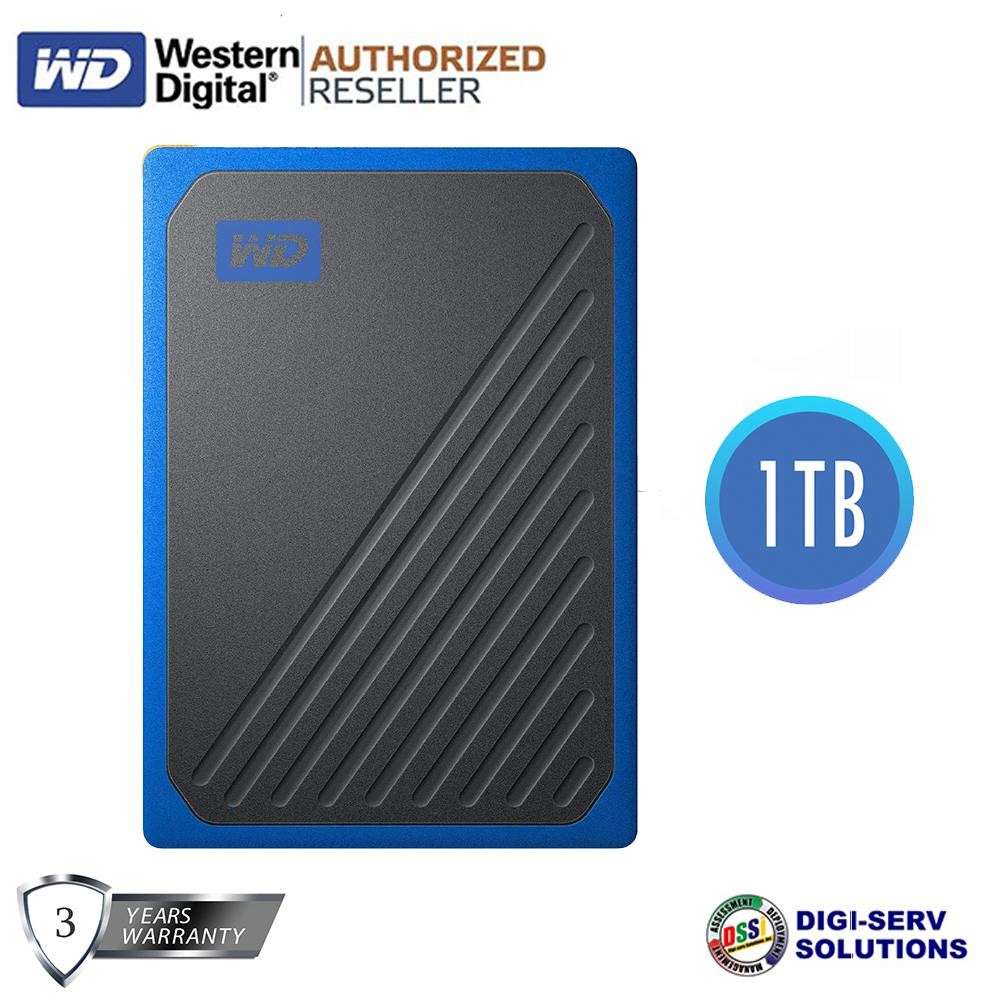 WD My Passport Go 1TB (Cobalt) Portable SSD Speed Up to 400MB/s ...