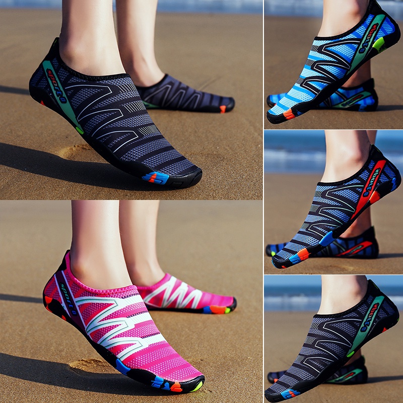 Unisex Aqua Shoes Quick Dry Beach shoes for Men Women Barefoot swimming shoes for Beach Swim Surf Shopee Philippines
