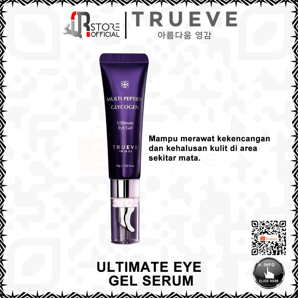 Trueve MULTI PEPTIDE GLYCOGEN ULTIMATE EYE GEL SERUM CIRCLE EYE Cream Shopee Philippines