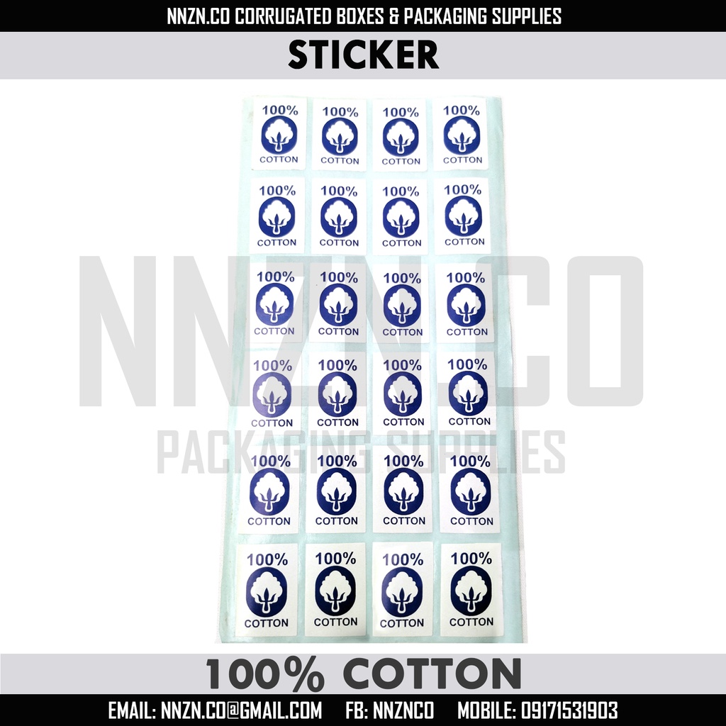 NNZN 100% Cotton Sticker for T-Shirt | Shopee Philippines