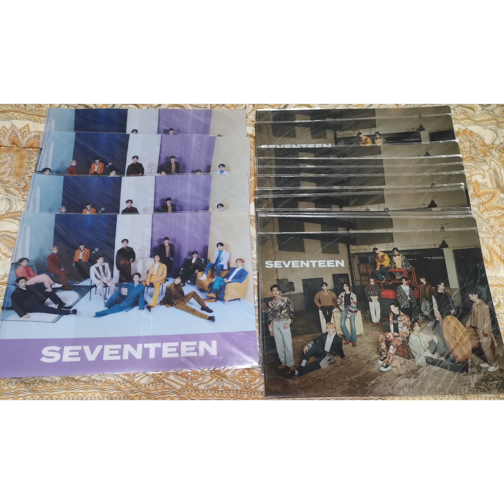 SEVENTEEN FOLDERS (Official Seventeen x LAWSON merch) | Shopee Philippines