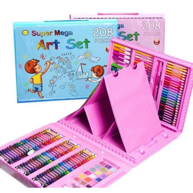 Super Mega Art Set For Kids Coloring Material Tools Art & Activity Set  Ensemble D' Art for Kids