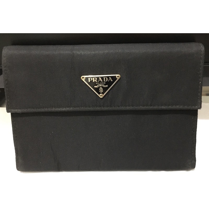 Prada on sale wallet nylon