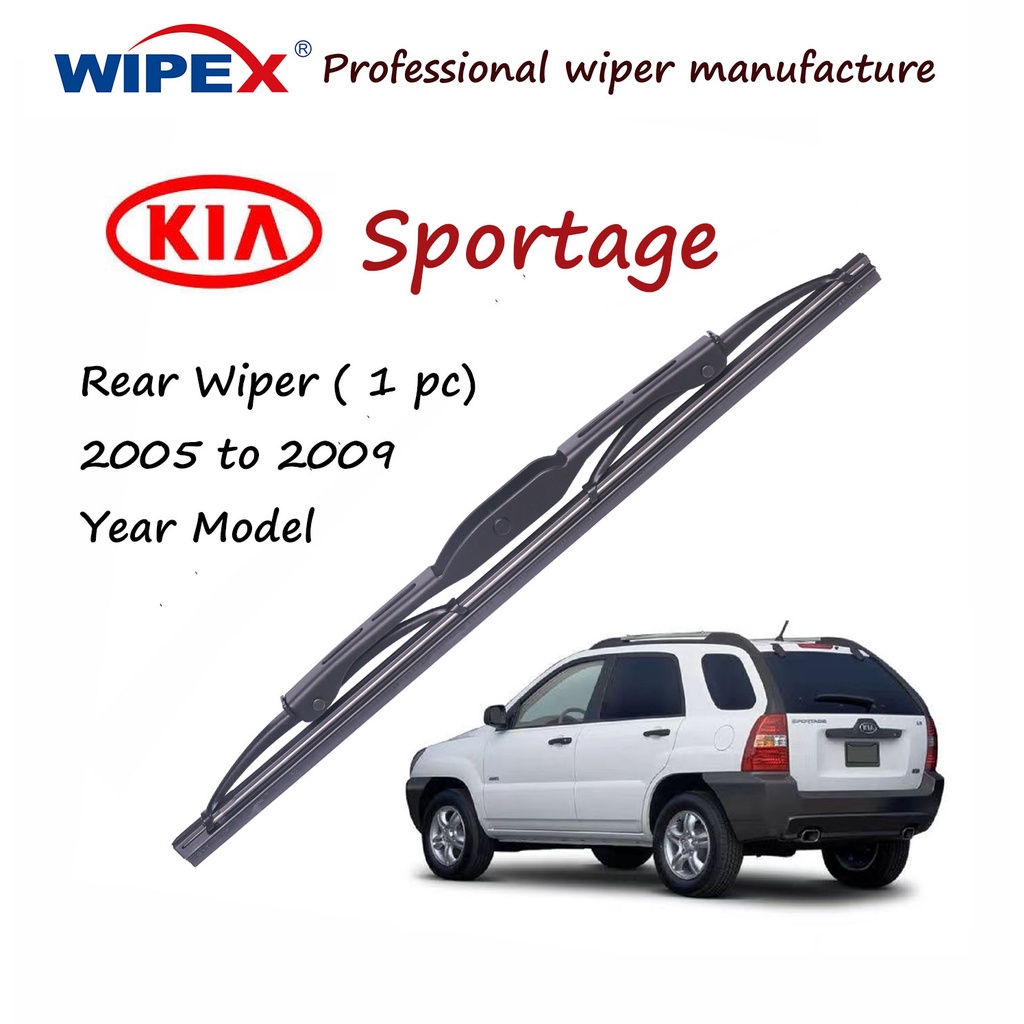 (original Rear) 2005 to 2009 Year 12G KIA Sportage Rear Wiper Blade for