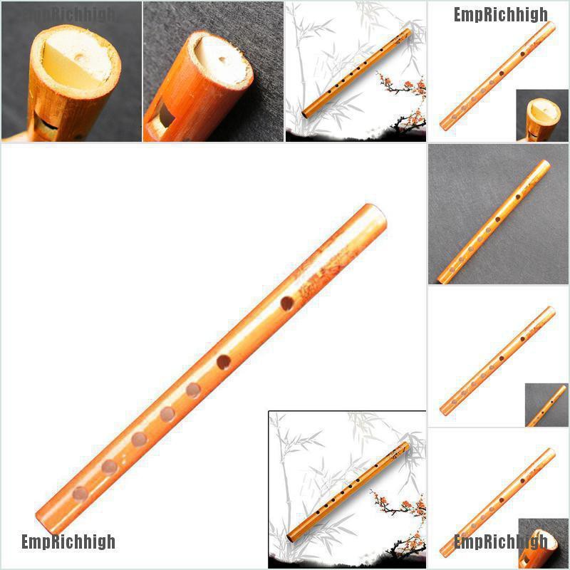 QrhYK Traditional 6 Hole Bamboo Flute Student Musical