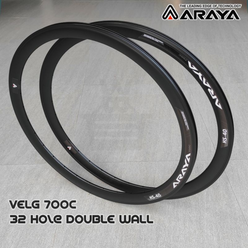 Rim Rim Rim 700c Fixie Roadbike 32 Hole ARAYA KS 40 Double Wall