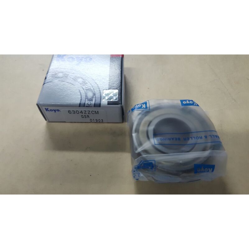 6304 ZZ 6304ZZ KOYO (orig) Double Metal Seal Ball Bearing (20×52×15 ...