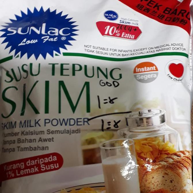 Here Only)! Skim Milk Powder Sunlac Skim Milk Powder 700g | Shopee ...