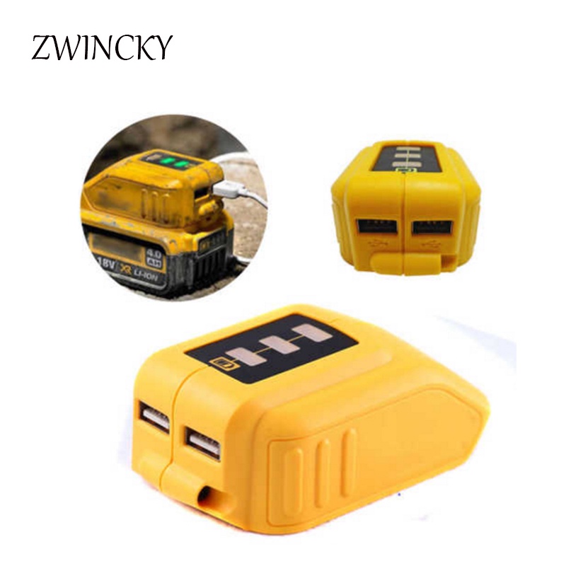 Compatible With Skil 20V Li-ion Battery Adapter To For Dewalt 20V Tools New