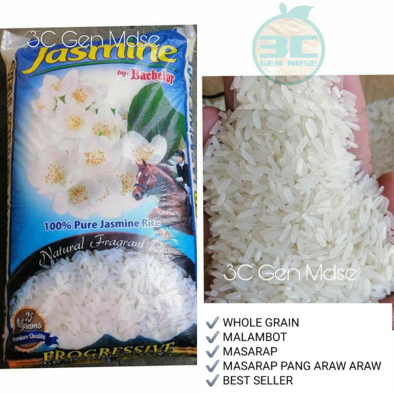 Pure Jasmine Rice By Bachelor 25kgs | Shopee Philippines