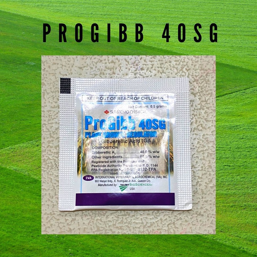 ProGibb 40SG Plant Growth Regulator Gibberellic Acid 0.5grams | Shopee ...