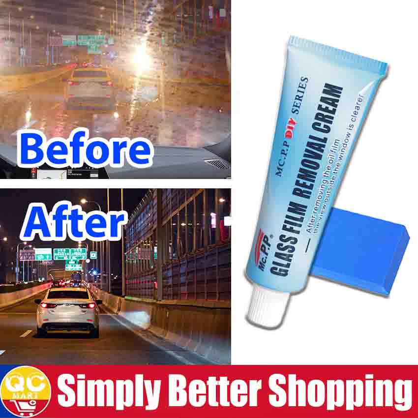 Car Glass Oil Film Remover Auto Glass Polishing Degreaser Cleaner