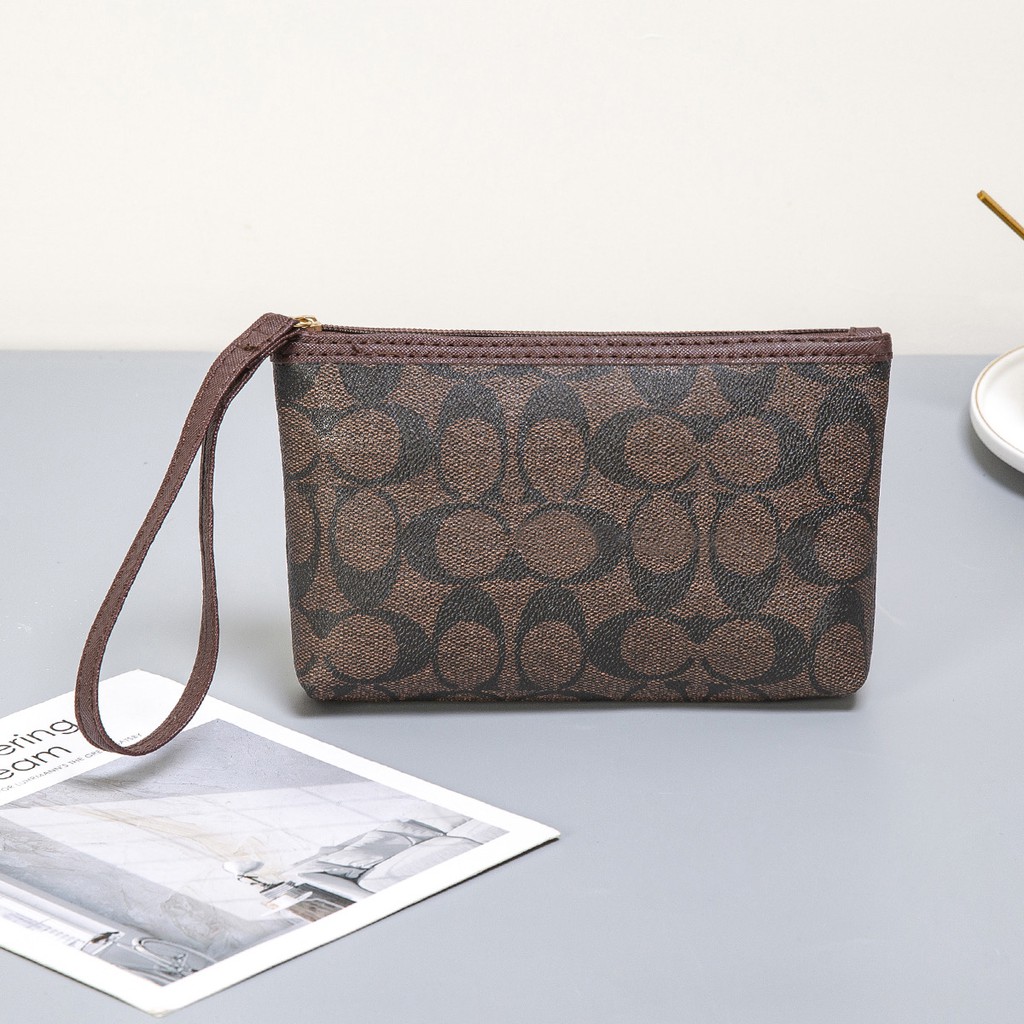 Coach Leather Pouch Wallet Shopee Philippines