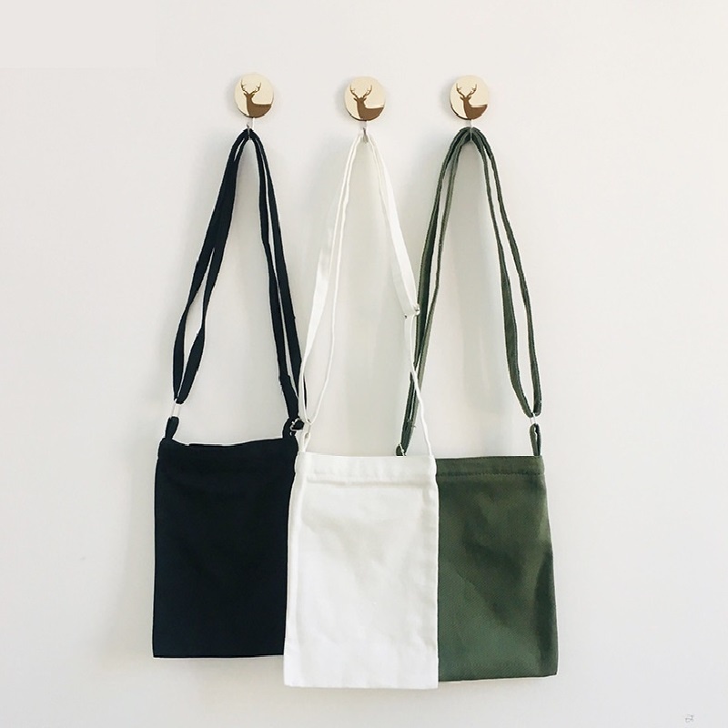 Small canvas sling bag on sale