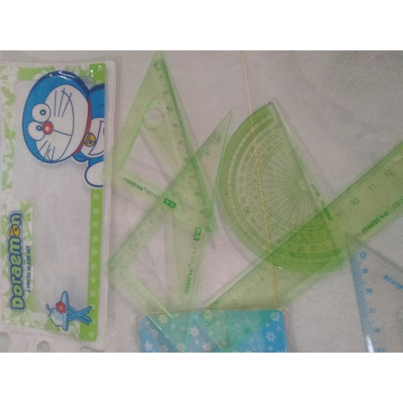 Combo set of protractor, protractor, length measurement | Shopee ...
