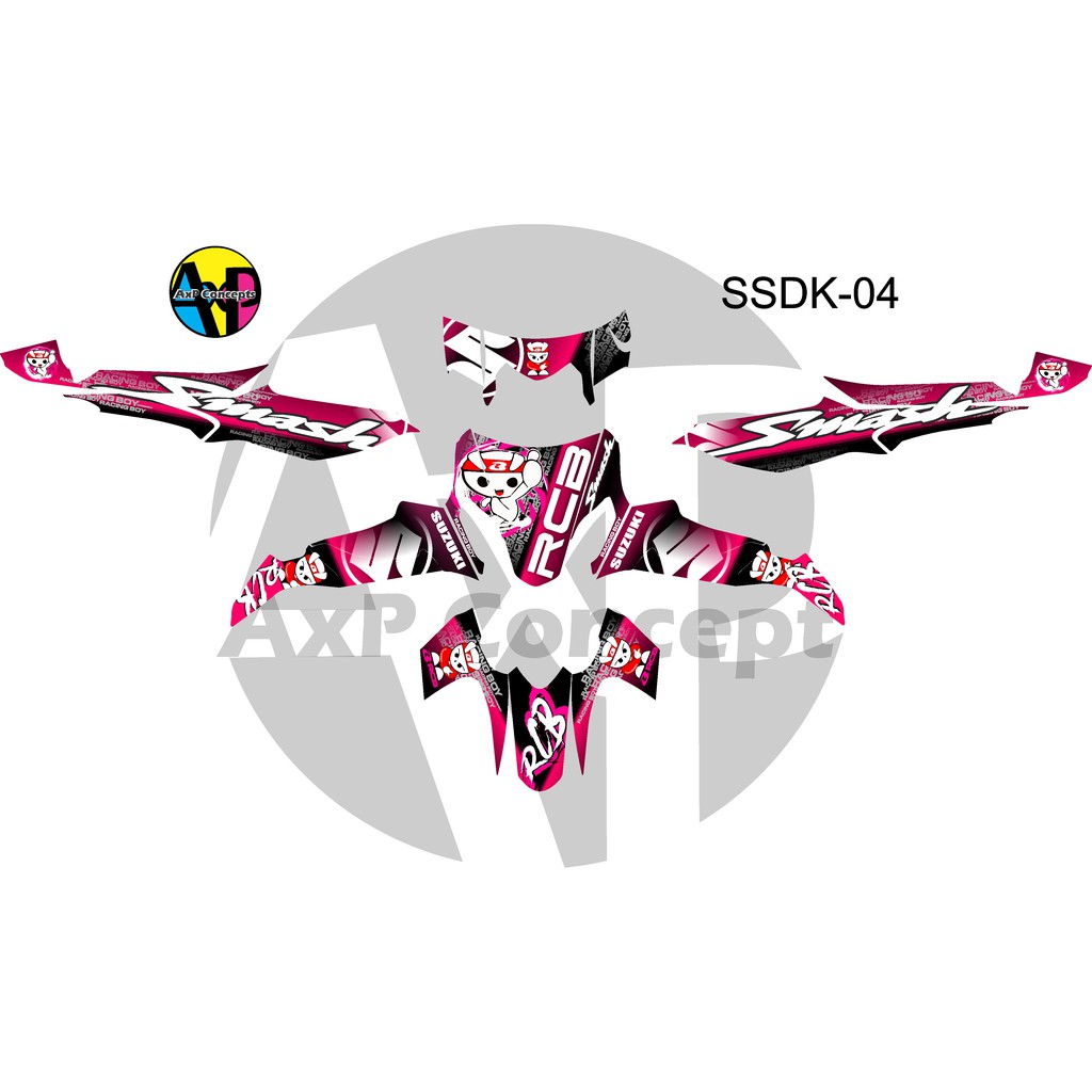 Suzuki Smash 115 Full Decals SSDK-04 (Laminated) | Shopee Philippines