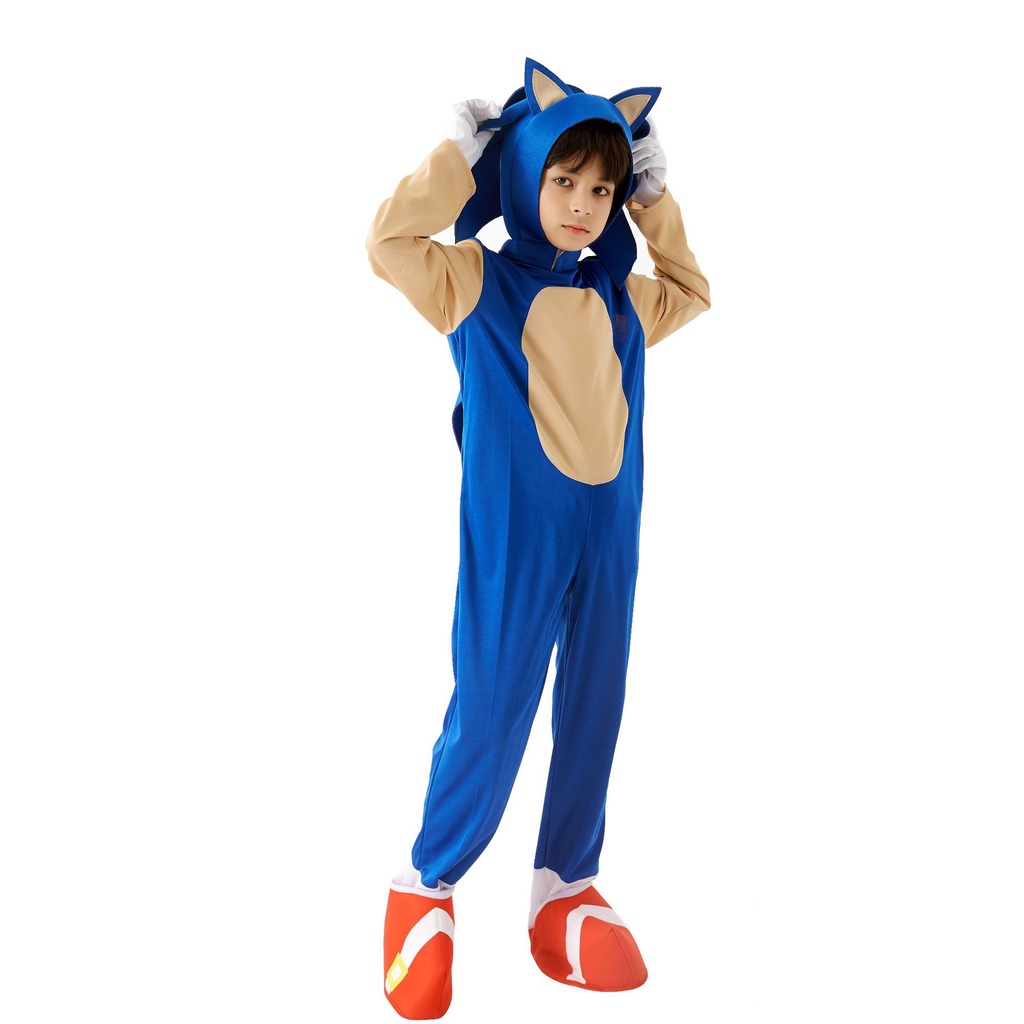 Halloween Costume Hedgehog Blue Sonic Costume Super Sonics Sonic ...