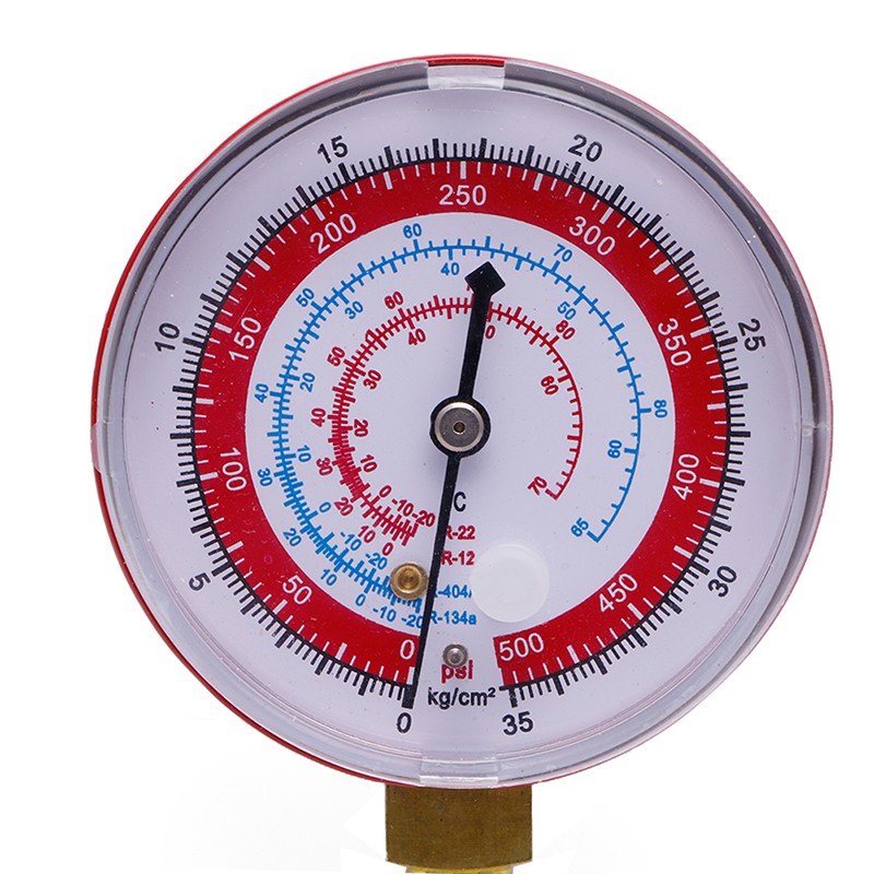 Red Air Conditioner R404/R134A/R22 Refrigerant High Pressure Gauge PSI ...