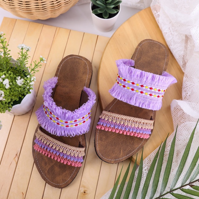 Bohemian store sandals shopee