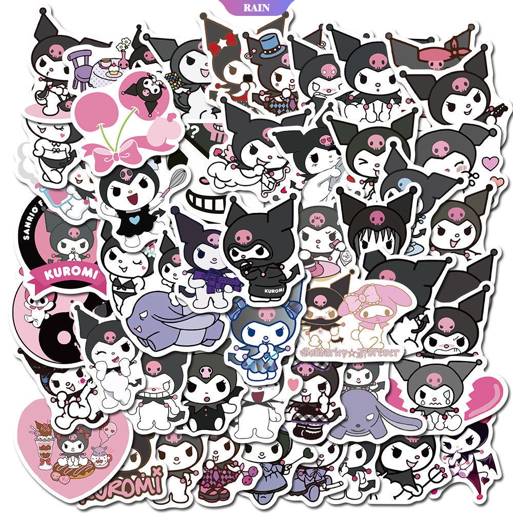 Kawaii Sanrio Anime Series Kuromi My Melody Cartoon Notebook Mini Cute ...