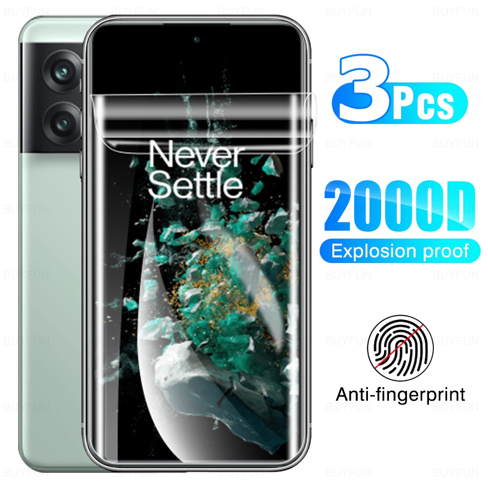 3Pcs 2000D Hydrogel Film For Oneplus 10T 10R Screen Protectors For