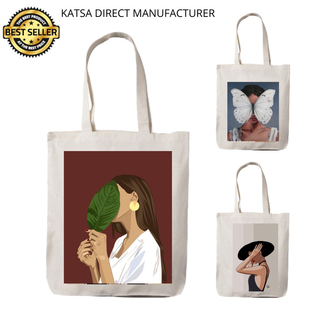 Artwork tote bag price sale