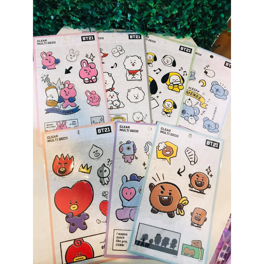 CLEAR MULTI DECO STICKER OFFICIAL | Shopee Philippines