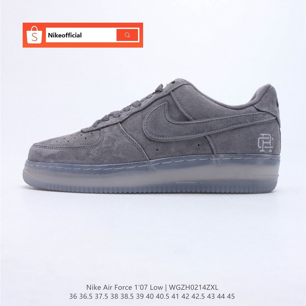 100% Original Nike Air Force 1 '07 Gray Casual Sneaker Shoes For Women ...
