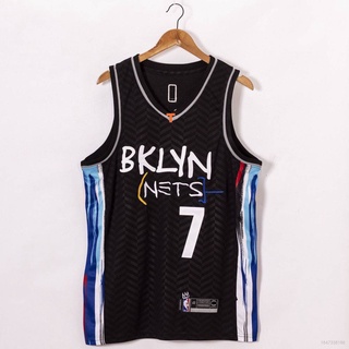 Brooklyn Nets #7 Kevin Durant 2022 23 White City Edition Stitched  Basketball Jersey in 2023