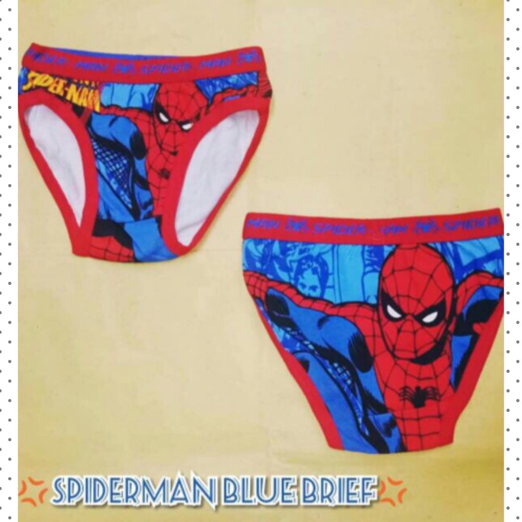 Sale! Spiderman Character Brief for Kids underwear for boys Cotton