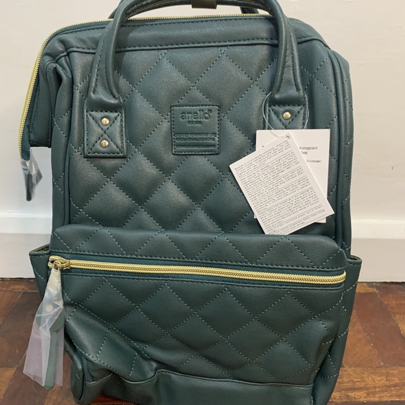 Anello quilted leather backpack sales