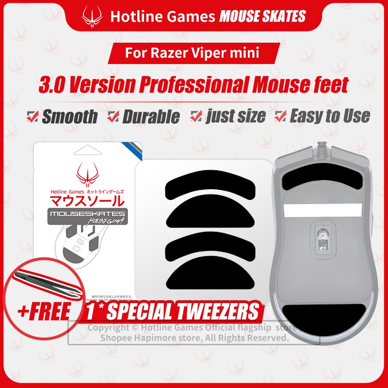 2Sets/4Sets Hotline Games 3.0 Gaming Mouse Feet Skates for Razer Viper ...