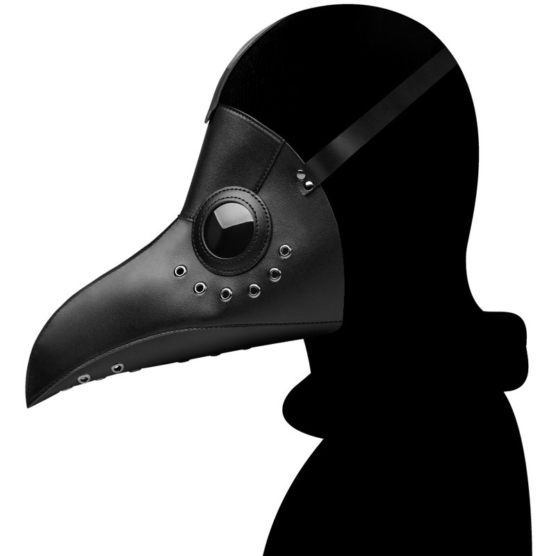 [ready Stock] Halloween Cos Clothing Plague Doctor Crow Costume Dark