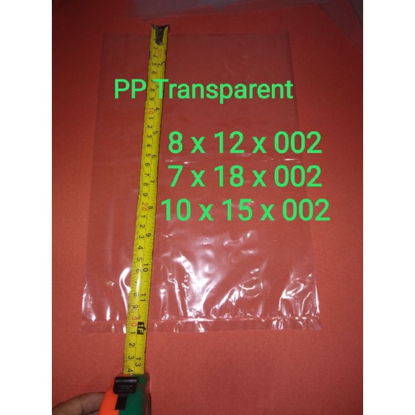 100 pcs PP transparent (Polyprophylene) | Shopee Philippines