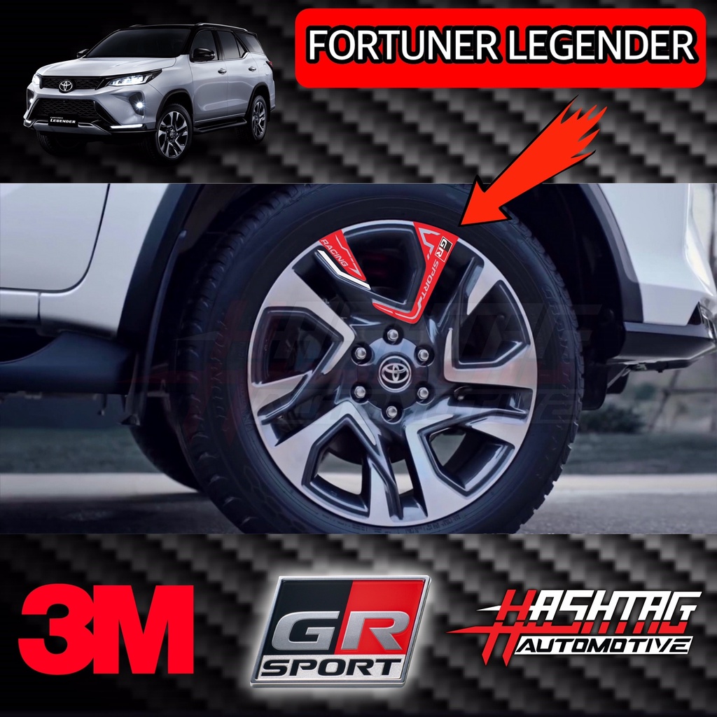 Reflective Sticker For Toyota Fortuner GR SPORT/LEGENDER [NEW/LEGENDER ...